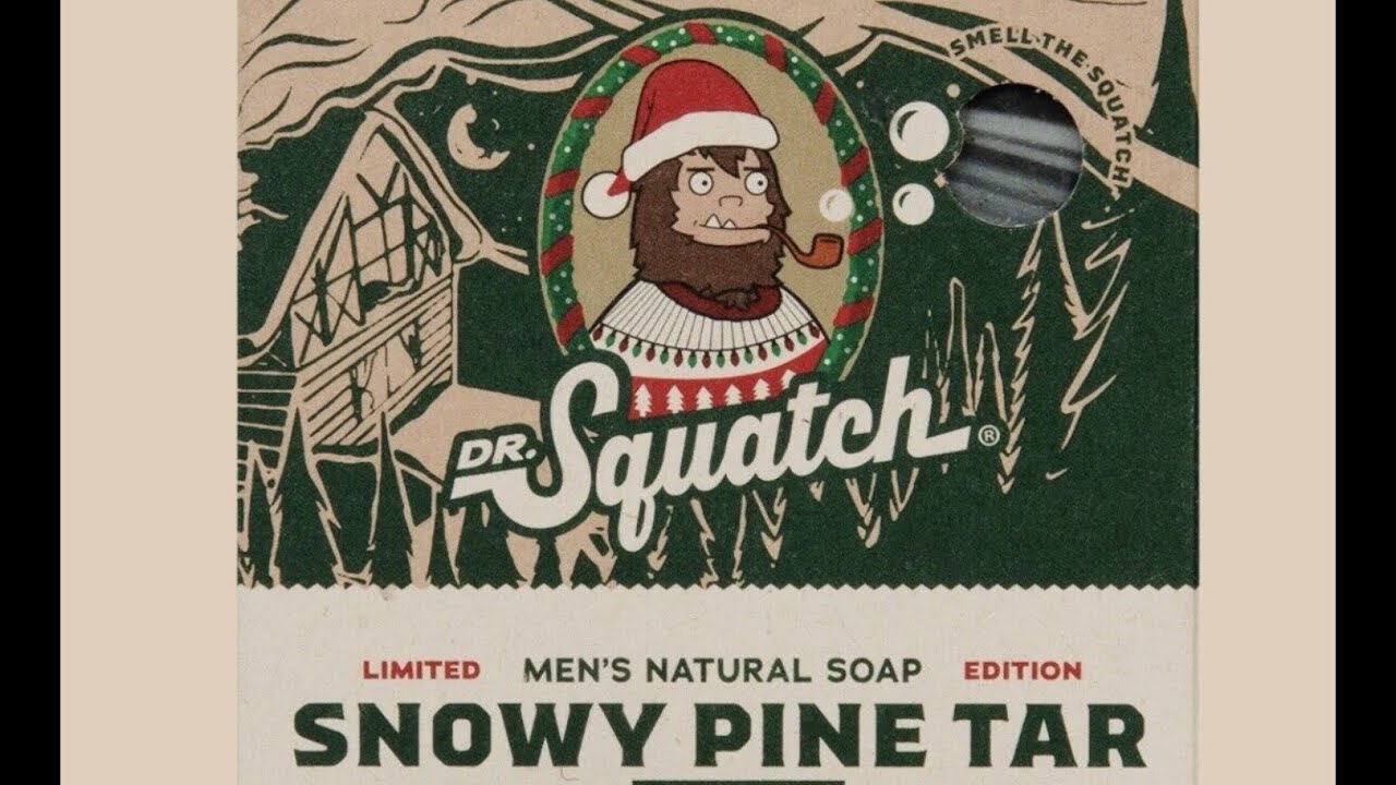 Dr. Squatch Snowy Pine Tar Soap Review