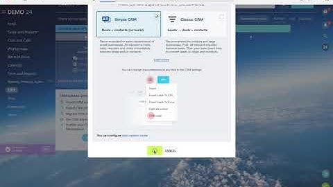 CRM: Ẩn hiện menu Leads trong Bitrix24