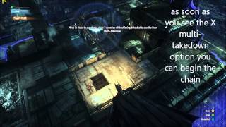 BATMAN ARKHAM KNIGHT I Fear Multi-Takedown Tutorial on the PC l with the XBOX controller