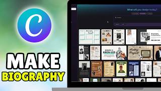 How To Make Biography In Canva (2026) - Full Guide