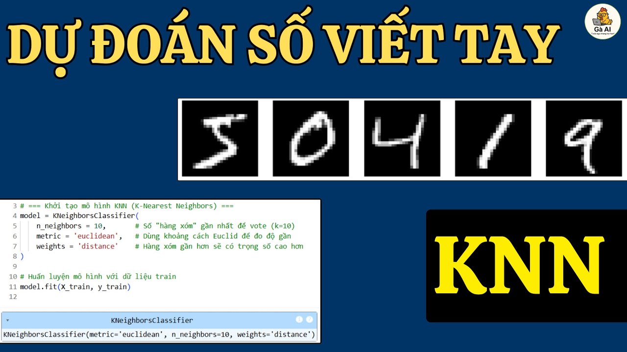 Dự đoán số viết tay bằng KNN (Python)