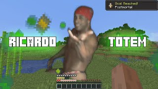 I changed Totem of Undying to Ricardo Milos... ( Ricardo Milos memes )( Minecraft Meme )