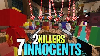 2 KILLERS vs 7 INNOCENTS !! - 1st ever 9 Player Murder Mystery 2