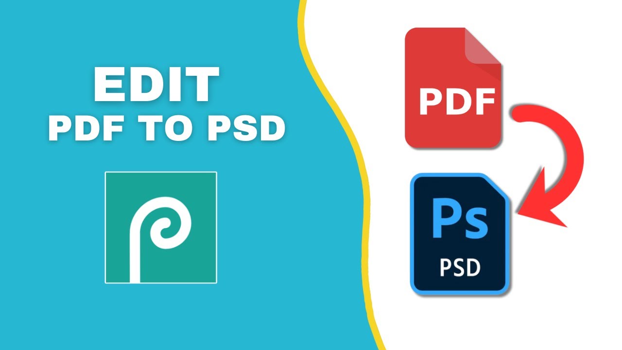 How to Edit PDF to PSD in Photopea