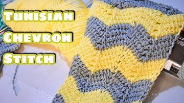How to Crochet the Tunisian Chevron Ripple Stitch [+ Free Pattern]