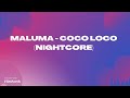 Maluma - COCO LOCO (Nightcore)