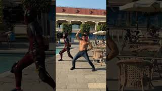 Logan, CrocsPool and…..?!? #deadpoolvswolverine #dance #wolverine #marvel