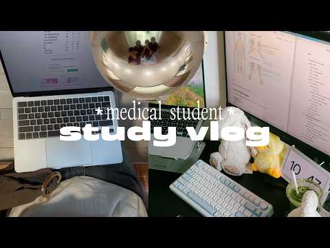 MED SCHOOL STUDY VLOG | FIRST WEEK of internal med postings, 6AM study days, anki & repeat