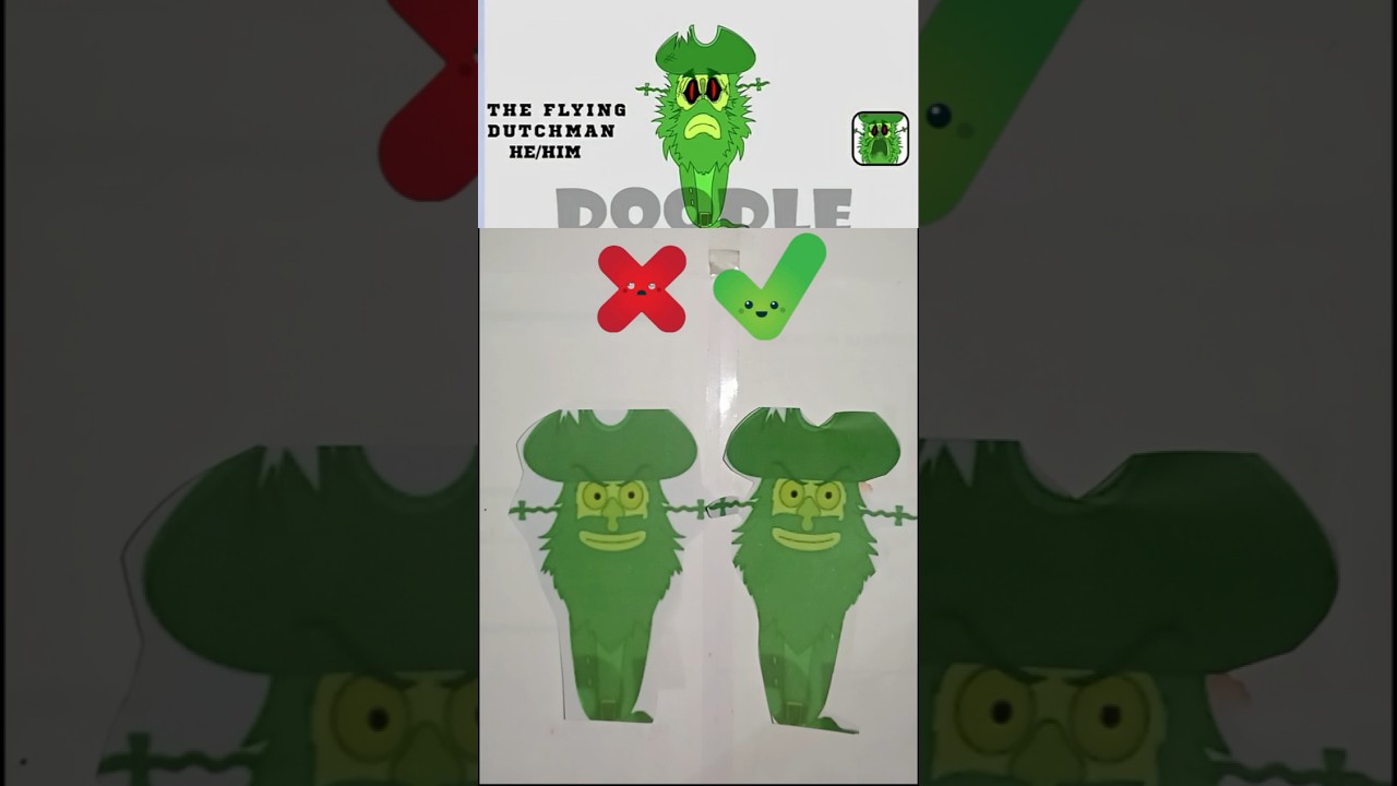 Perfect Cutout Sprunki OC The FLYING DITCHMAN Phases1