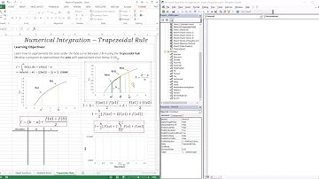 Trapezoidal Rule - EXCEL/VBA