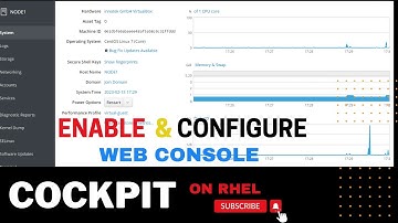 How to enable and configure web console (Cockpit) on RHEL | Install RHEL 8 Cockpit web console