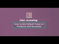 How to Set Default Taxes on Products and Accounts | Step-by-Step Tutorial | Odoo Accounting