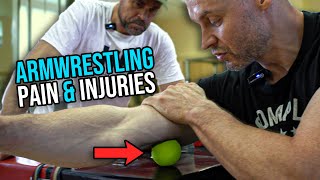 Dealing with Common Arm Wrestling Pain (Janis & Claes)