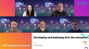 Developing and deploying AI in the enterprise