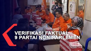 KPU Kalsel Verifikasi Faktual 9 Parpol Non-Parlemen Secara Door to Door