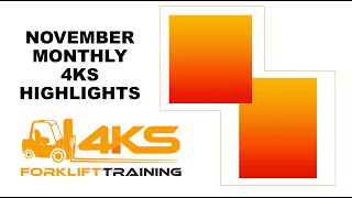 4KS Forklift Training Birmingham November 2023 Highlights