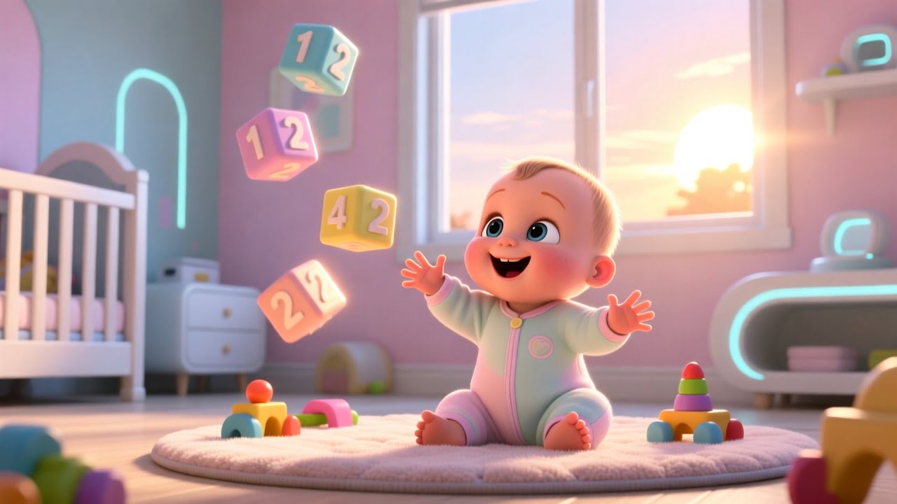 Counting with Baby's Help 🔢😊🍼 | Kids Fantasy Song | Learn Numbers and Happy Routines