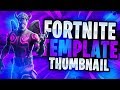 Fortnite Live Thumbnail Template