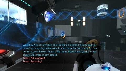 Portal 2 - Breaking Screen Number 04 *spoiler*