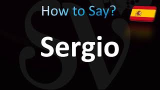 How to Pronounce Sergio (Spanish) screenshot 3