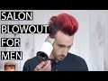 Silky Smooth Salon Blowout for Men | Blow Drying Tutorial