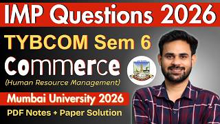 Information TYBCOM Sem 6 Commerce IMP Questions 2026 | Mumbai University | Exam Special 🔥 Guide