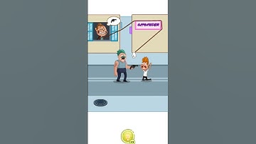 Troll Robber Level 21 Stealing the Gun #shorts #trollrobber #trollrobberandroid #gameplayandroid