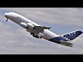 Airbus A380 Airshow Display | Paris Airshow 2017 | STEEP Takeoff, Flight Display & Landing!