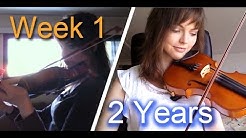 Adult beginner violinist - 2 years progress video  - Durasi: 4:44. 