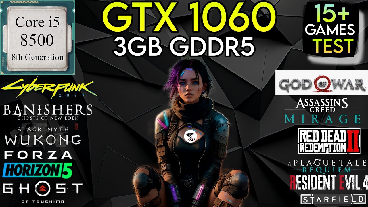 GTX 1060 + I5 8500 & 16GB Ram - Test In 15+ Games ! - YouTube