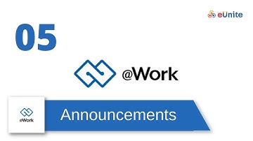 @Work App | Part 05: Posting Announcements (Business Communication)