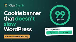 ClearCrumb — Fast, Honest Cookie Consent for WordPress (Free)