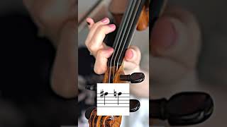 Notes on the Violin E String for Beginners #shorts