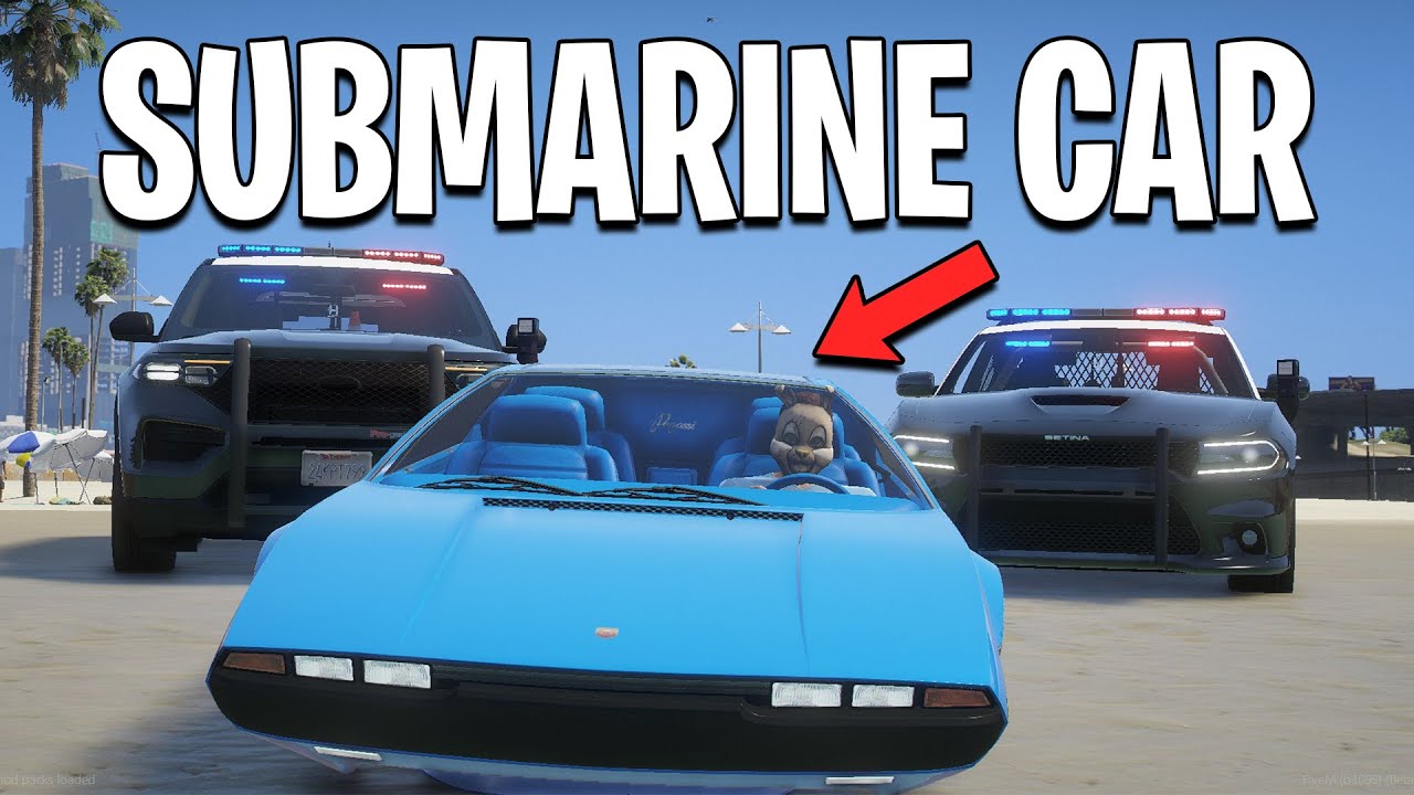 I Became A Getaway Driver In A Submarine Car On GTA 5 RP YouTube 