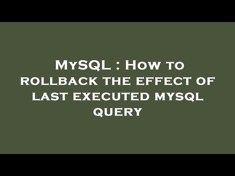 MySQL : How
