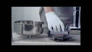Elektrische Tomatenpresse Passiergerät 370W – 90–160 kg/h | Edelstahl 304 | 9-Zoll-Trichter | Kupfer