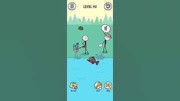 Thief puzzle [stickman] || Level  92  #gameplay #game #short #Stickman