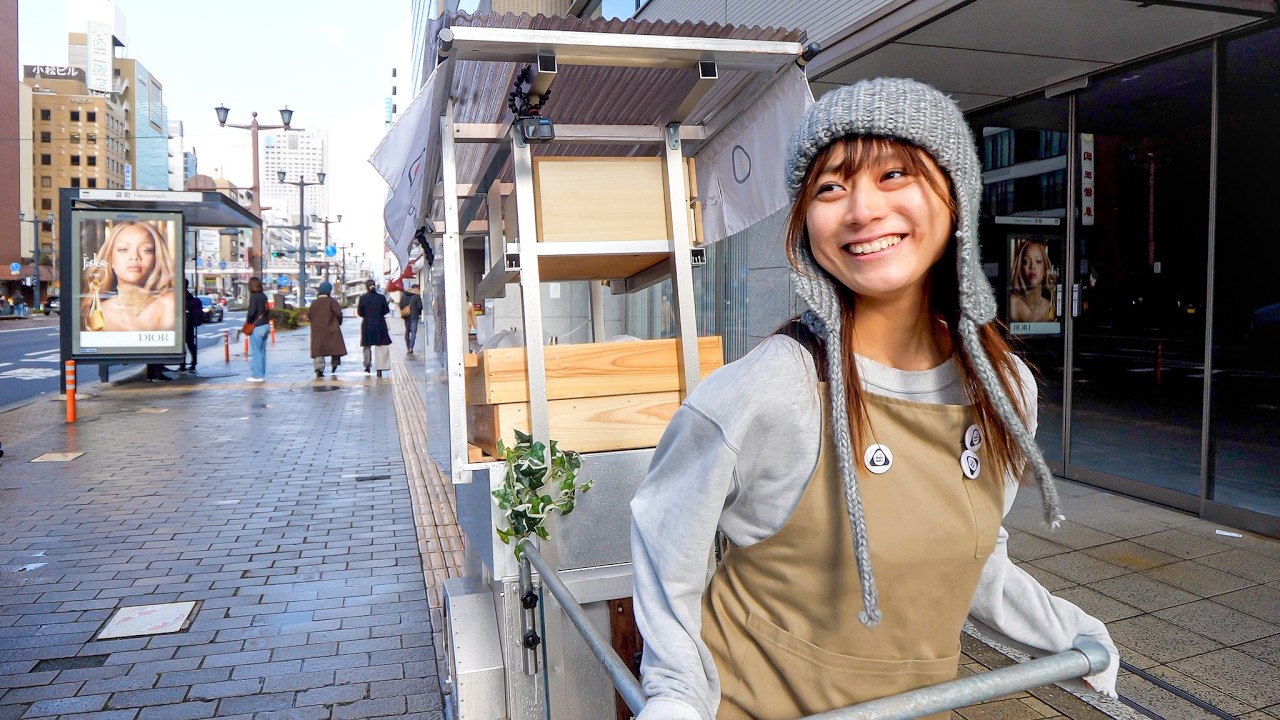 【休業中】広島）２７歳おにぎり美人が１００キロ越え屋台に爆量１５０個おむすびを積んでワンオペ販売した結果が衝撃的過ぎた