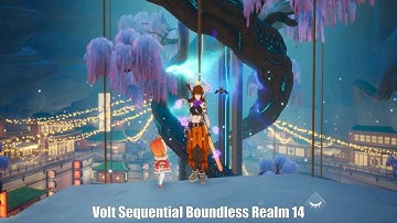 Volt Sequential Boundless Realm 14 1:00 Highscore | Tower of Fantasy