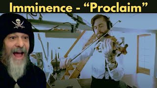 COMPLETELY & UTTERLY SHOCKED!(REACTION)- Imminence - Proclaim [Eddie Berg One Take Live Performance]