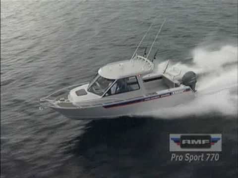 Amf Pro Sport 770 Hardtop Cabin Plate Aluminium Boat Youtube