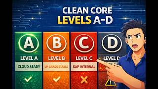 SAP Clean Core Levels Explained (A–D) | Extensions in S/4HANA & BTP Part 2