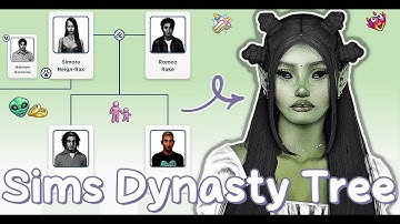 You NEED to Check Out This NEW Family Tree Website for Your Legacies! - Sims Dynasty Tree Overview 👪