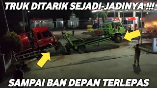 Evakuasi Truk Paling Bar-bar‼️Truk Ditarik Sejadi-jadinya Sampai Ban Depan Terlepas