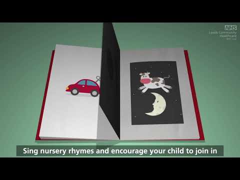 Share books and sing nursery rhymes
