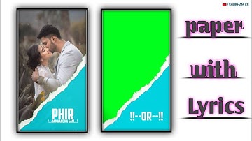 Paper Status Editing - New Kinemaster Video Editing Video Editing Apps - Instagram Video Edits