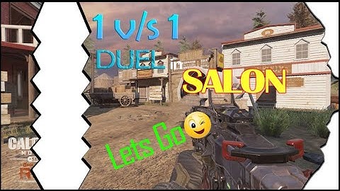 **NEW** 1v1 DUEL "SALOON MAP" GAMEPLAY in CALL OF DUTY MOBILE || VERY SMALLEST MAP in COD MOBILE ||