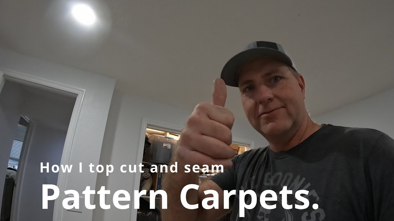 Another look at how to seam patterned carpet - YouTube
