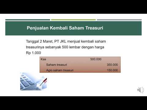 Video: Di mana saham treasury di neraca?