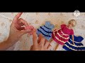 Crochet Barbie Doll Dress فستان باربي كروشية 